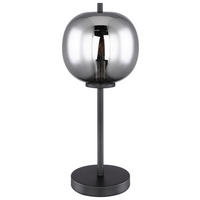 TISCHLEUCHTE - Schwarz, Basics, Glas/Metall (18,5/45cm) - Globo