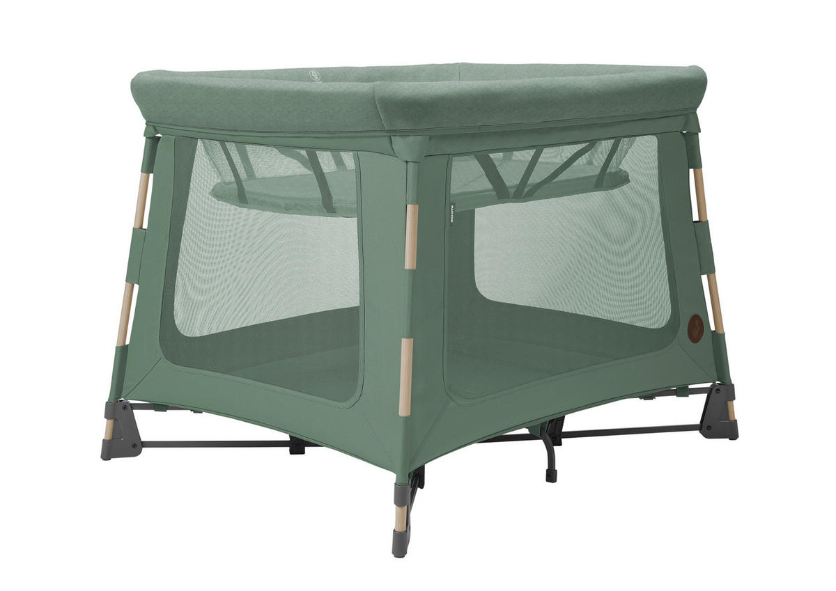 REISEBETT Swift Dunkelgrün  - Dunkelgrün, Basics, Kunststoff/Metall (106/76/86cm) - Maxi-Cosi