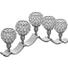 TEELICHTHALTER - Silberfarben, Basics, Glas/Metall (46/19cm) - Ambia Home