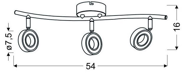 LED-SPOT 54/9/16 cm   - Design (54/9/16cm)
