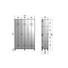 SCHRANK Kiefer massiv lackiert Dunkelgrau - Dunkelgrau, Design, Holz/Metall (123/186/40cm) - Carryhome