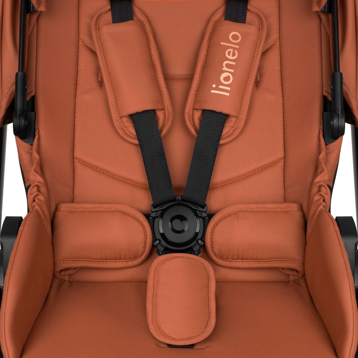 KINDERWAGENSET  LO-Layla 3in1  Brown Rust  - Cognac, Basics (94/62/115cm) - Lionelo