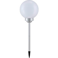 SOLARLEUCHTENSET 3-teilig  - Silberfarben/Weiß, Basics, Kunststoff (43/10cm) - Ambia Garden