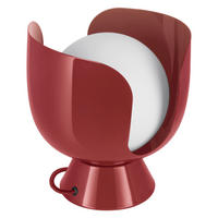 TISCHLEUCHTE 20/21 cm   - Dunkelrot, Basics, Metall (20/21cm) - Osram