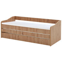 AUSZIEHBETT 90/200 cm,  in Eiche Artisan,  - Eiche Artisan, MODERN, Holzwerkstoff (90/200cm) - MID.YOU