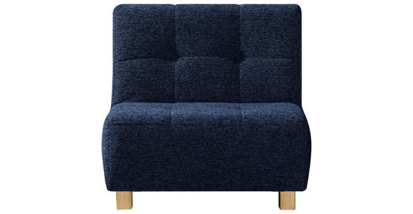 SCHLAFSESSEL Flachgewebe Dunkelblau - Naturfarben/Dunkelblau, Design, Holz/Textil (85/92/102cm) - Novel