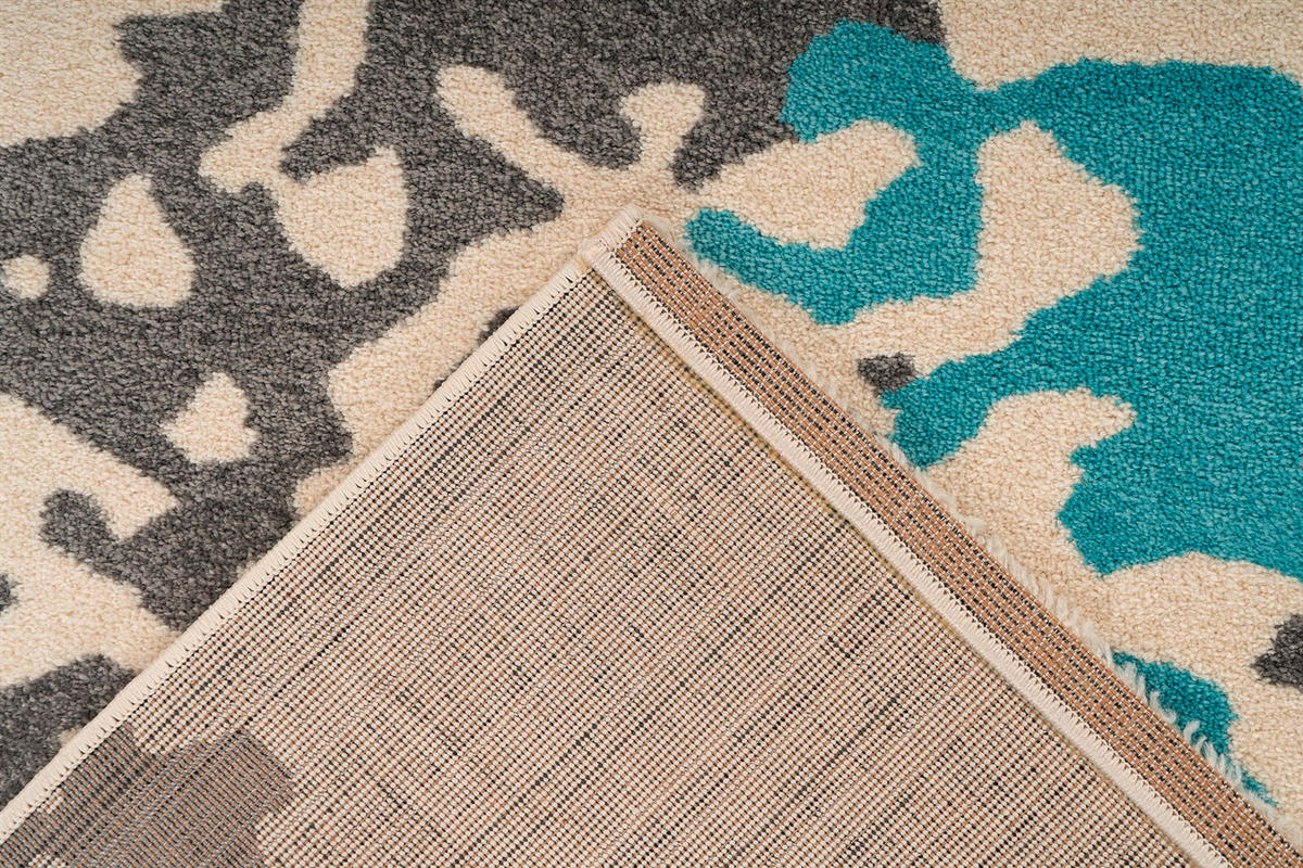 TEPPICH 120/170 cm Naila 300 Creme / Blau Blau, Creme  - Blau/Creme, KONVENTIONELL, Textil (120/170cm)