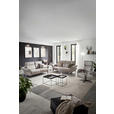 2-SITZER-SOFA in Lederlook Hellgrau  - Hellgrau/Schwarz, KONVENTIONELL, Textil/Metall (216/103/92cm) - Dieter Knoll