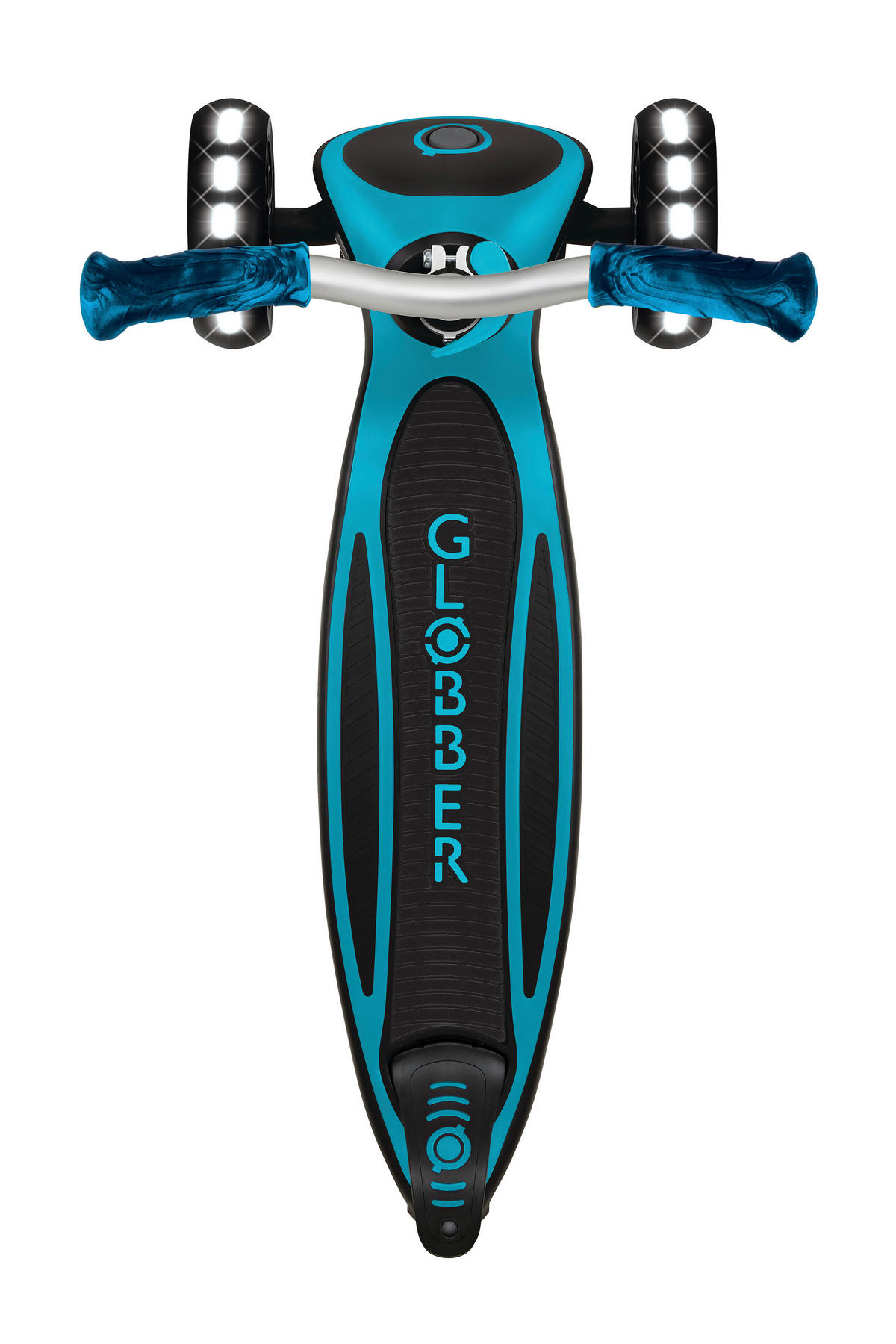 KINDERSCOOTER ACE LIGHTS  - Blau, Basics, Kunststoff (61/37/94,5cm) - GLOBBER
