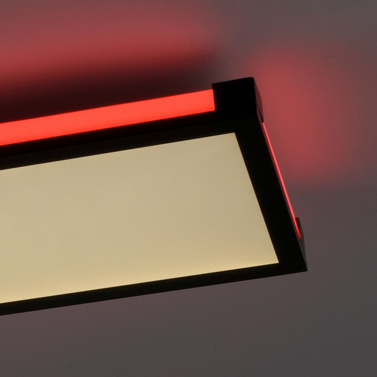 LED-PANEEL 100/25/7,1 cm  - Schwarz, Design, Kunststoff/Metall (100/25/7,1cm)