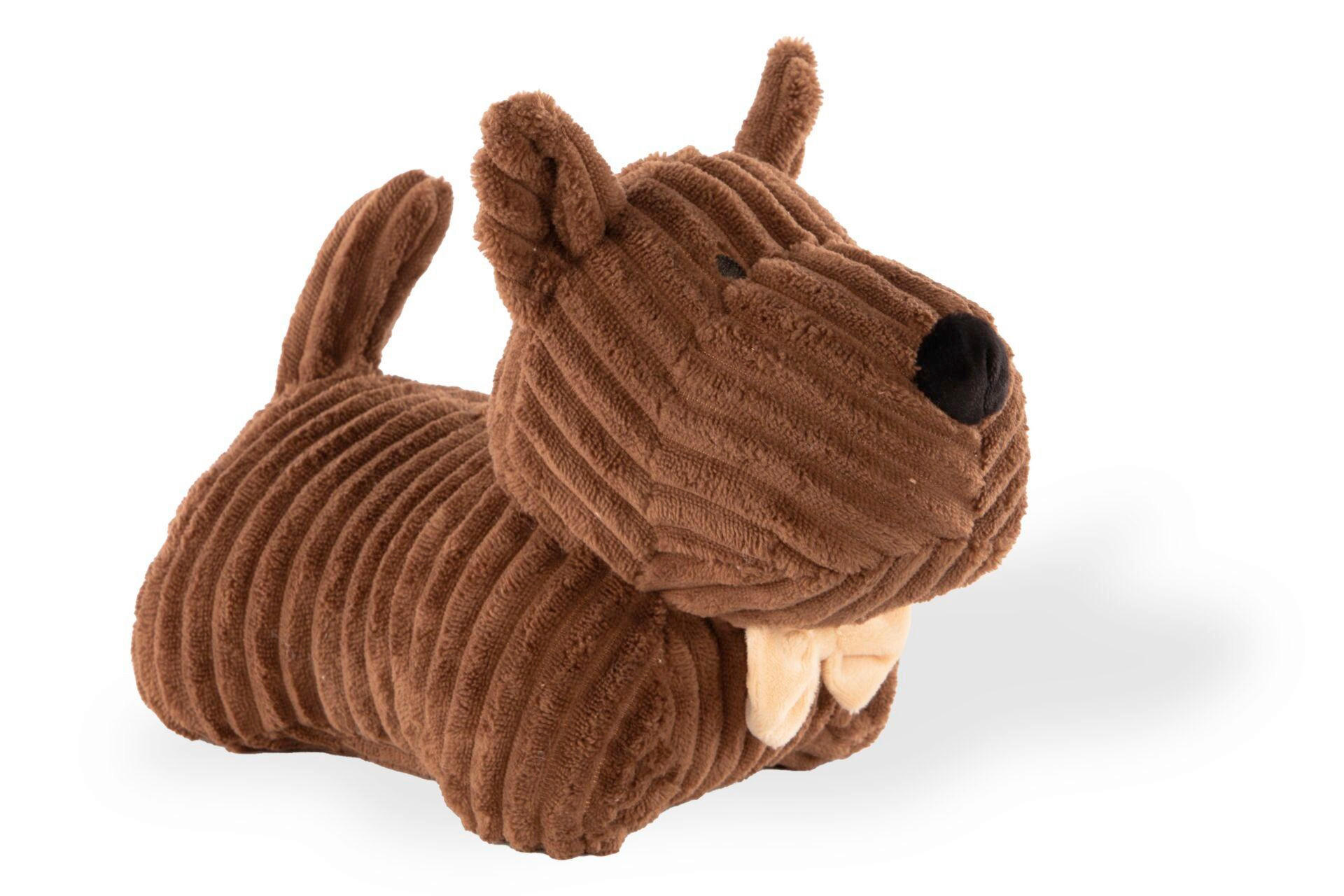 ZAUSTAVLJALEC VRAT - rjava, Basics, kamen/tekstil (25/12/23cm)