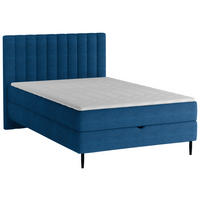 BOXBETT 120/200 cm  in Royalblau  - Royalblau/Schwarz, Design, Holz/Holzwerkstoff (120/200cm) - Stylife