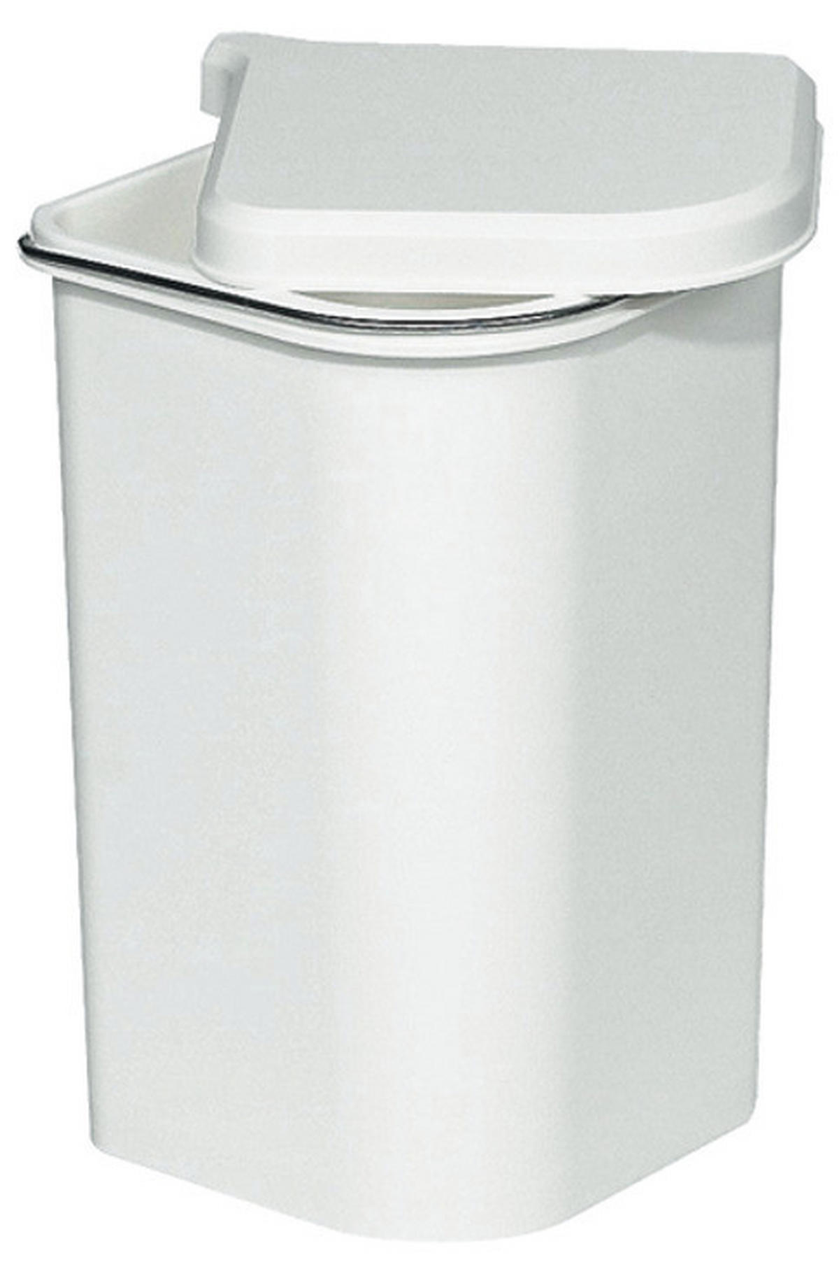 EINBAUABFALLSAMMLER 5 l  Kunststoff  - Weiß, Basics, Kunststoff (17,5/30-41,2/17,5cm) - HKT