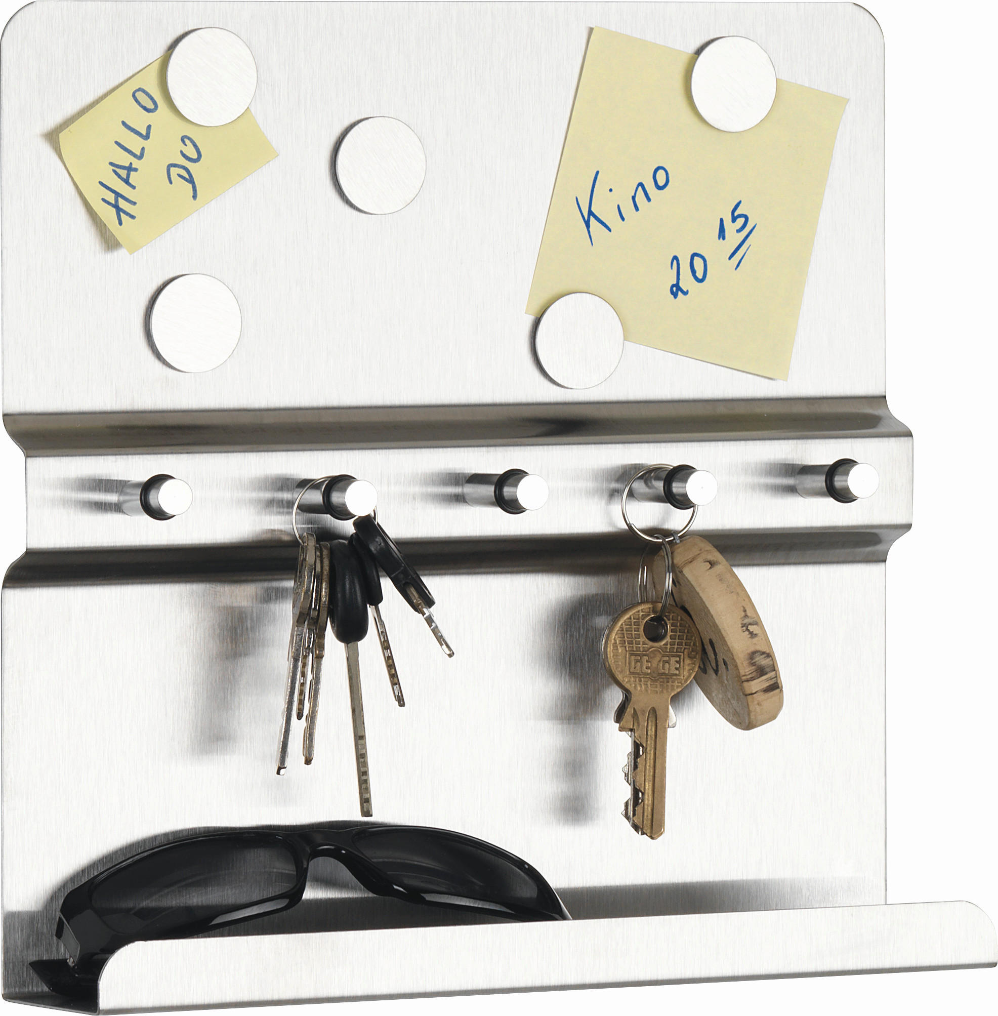 PANOU CHEI - culoare inox, Design, metal (25/25/6cm) - Carryhome