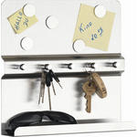 SCHLÜSSELBOARD - Edelstahlfarben, Design, Metall (25/25/6cm) - Carryhome