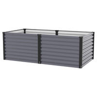 HOCHBEET 96,2/63/187,7 cm  - Anthrazit/Schwarz, Basics, Metall (96,2/63/187,7cm)