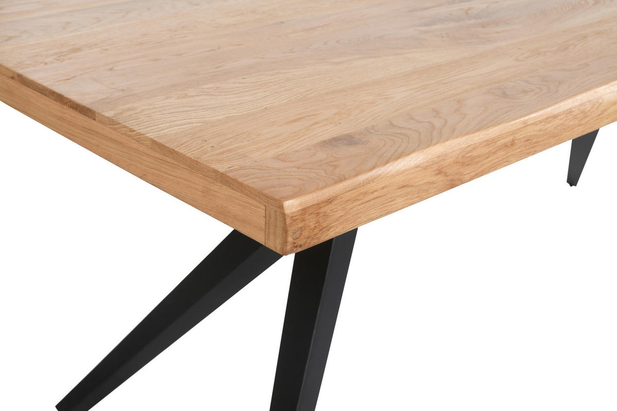 TISCHPLATTE Eiche Eichefarben  - Eichefarben, Design, Holz (180/90/5cm) - Landscape