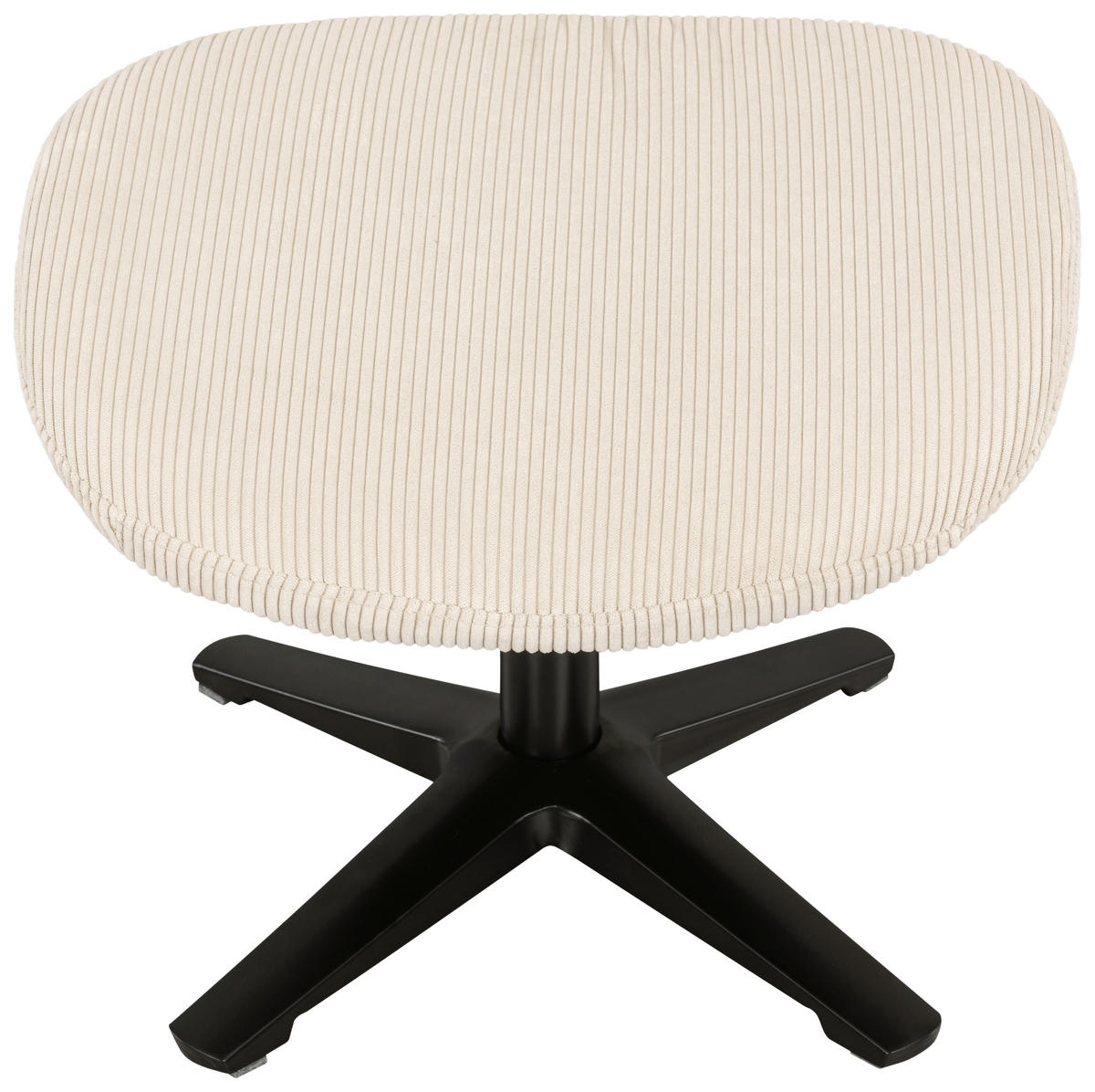 FOTEL SZETT - bézs/fekete, Modern, textil/fém (76/110/88,5cm) - Livetastic