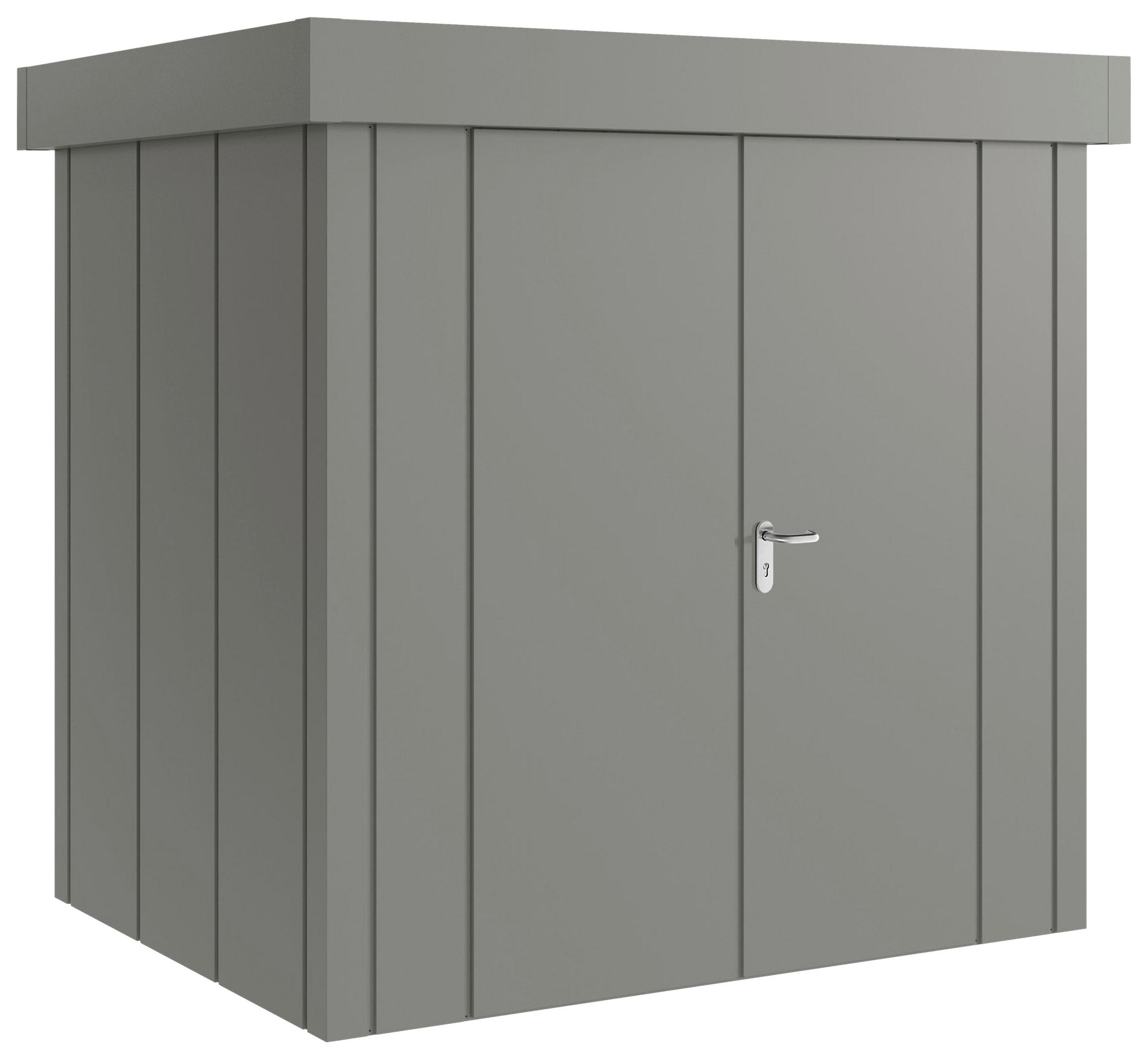 GERÄTEHAUS 229/220/181 cm  - Alufarben, Basics, Metall (229/220/181cm) - Hörmann