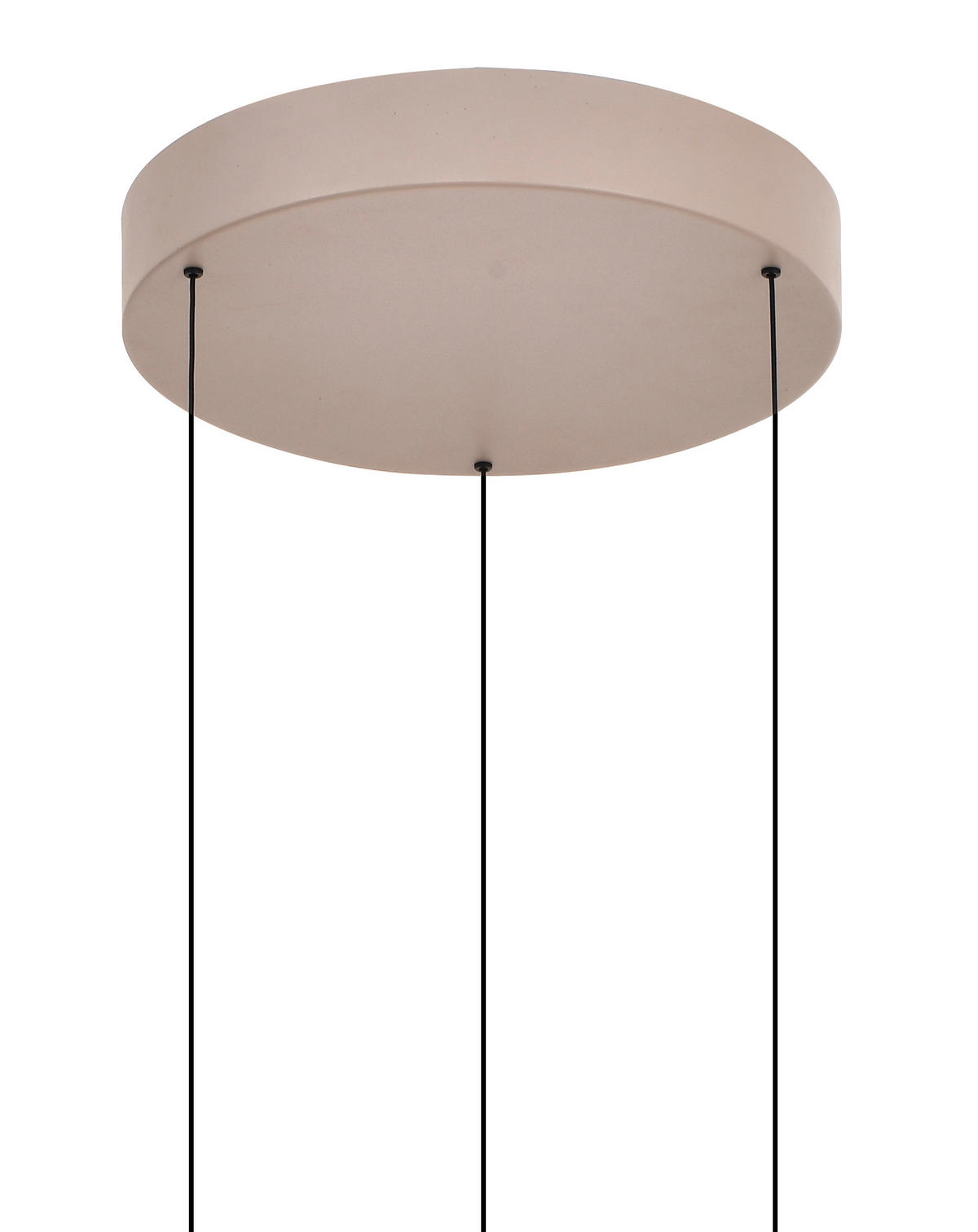 LED-HÄNGELEUCHTE Valensole 42,5/150/42,5 cm  - Sandfarben, Design, Metall (42,5/150/42,5cm)