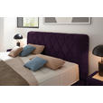 BOXSPRINGBETT 160/200 cm  in Violett  - Violett/Schwarz, Design, Kunststoff/Textil (160/200cm) - Johann Jakob