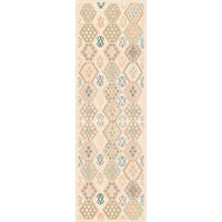LÄUFER Ondea Parviza 80/250 cm  in Sandfarben, Hellrosa, Pastellblau  - Sandfarben/Pastellblau, LIFESTYLE, Kunststoff/Textil (80/250cm) - Lindorug