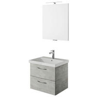 BADEZIMMER  in 60 cm  - Weiß/Grau, KONVENTIONELL, Holzwerkstoff (60cm) - Pelipal