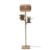 GOLVLAMPA GOOD&MOJO  40/160 cm    - svart/naturfärgad, Trend, trä (40/160cm) - Good & Mojo