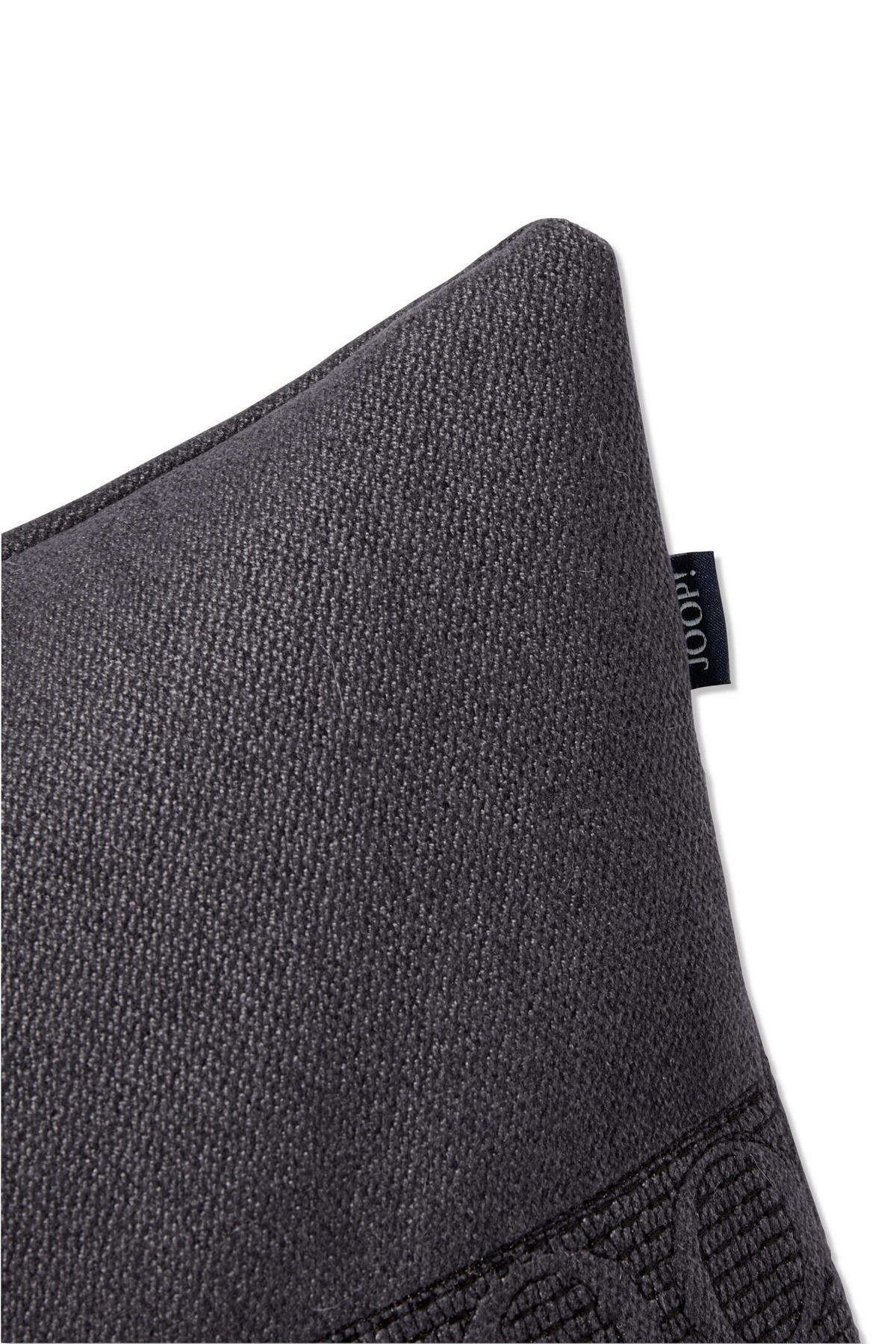 KISSENHÜLLE J! Signature Stripes anthrazit 40/60 cm  - Anthrazit/Grau, Design, Textil (40/60cm) - Joop!
