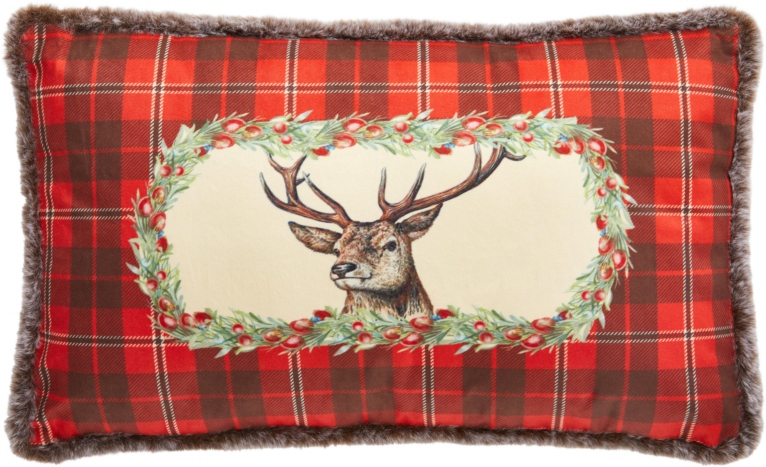 ZIERKISSEN 30/50 cm  - Multicolor, LIFESTYLE, Textil (30/50cm) - X-Mas