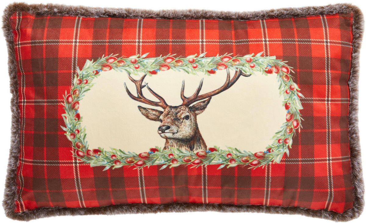 ZIERKISSEN 30/50 cm  - Multicolor, LIFESTYLE, Textil (30/50cm) - X-Mas