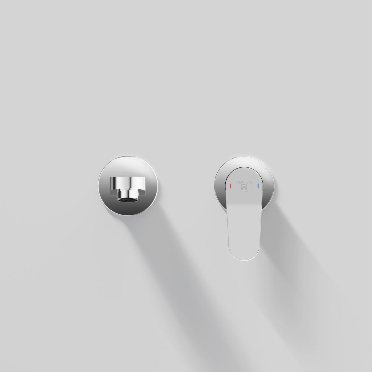 WASCHTISCHARMATUR 340 1814 3  - Chromfarben, MODERN, Metall (22,9/10/22cm)