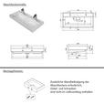 WASCHTISCHKOMBI 100 cm  - Sandfarben/Schwarz, KONVENTIONELL, Keramik/Holzwerkstoff (100cm) - Xora