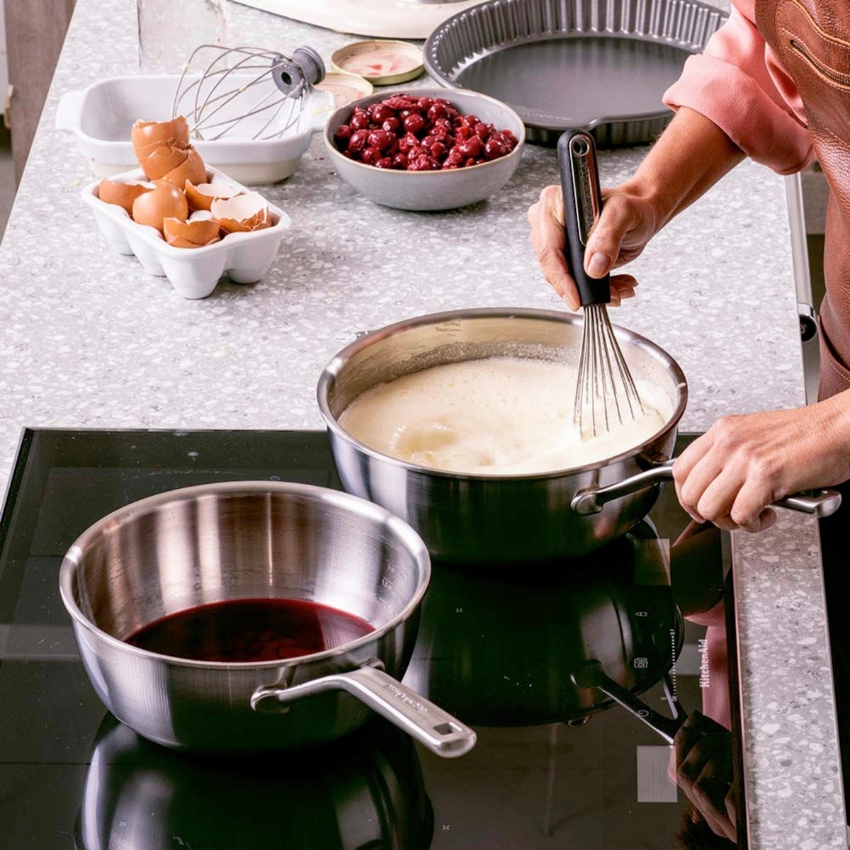KASSEROLLE Multi-Ply Stainless Steel 3.7 L  - Edelstahlfarben, Basics, Metall (24cm) - Kitchenaid