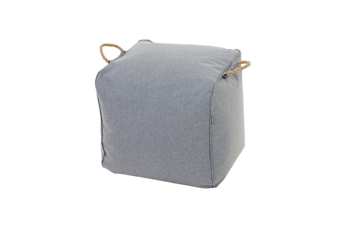 GARTENHOCKER in  - Grau, MODERN, Kunststoff (48/46/46cm) - Siena Garden