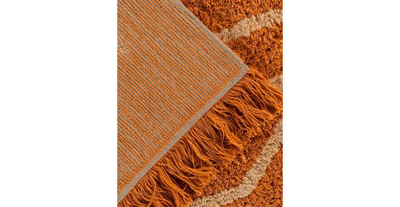 WEBTEPPICH 120/170 cm Alena Creme, Orange - Creme/Orange, Basics, Textil (120/170cm) - Novel