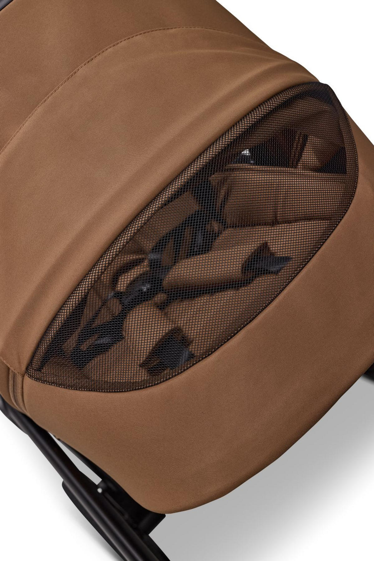 KOMBIKINDERWAGEN  Resea Fold  cognac  - Cognac/Schwarz, Basics, Textil/Metall (116/57/94cm) - Moon