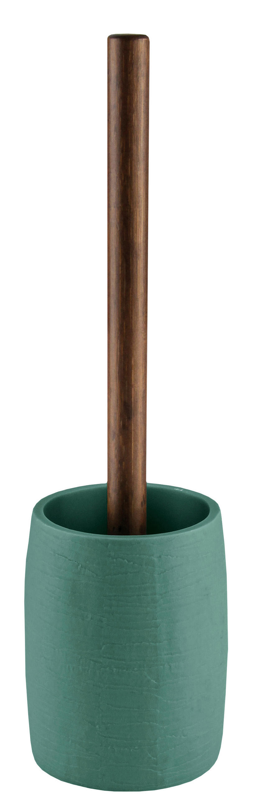 WC-BÜRSTENHALTER   Kunststoff  - Petrol, Basics, Kunststoff (9.8/34.5cm) - Kleine Wolke