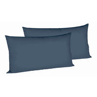 KOPFKISSENBEZUG 40/80 cm  - Dunkelblau, Basics, Textil (40/80cm) - Fleuresse