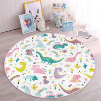 KINDERTEPPICH 150/150 cm Multicolor rund  - Multicolor, Basics, Textil (150/150cm)