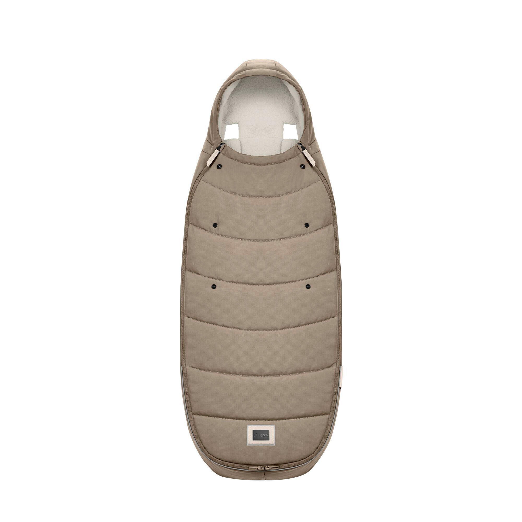 FUßSACK Platinum  - Beige, Basics, Textil (46/37/11cm) - cybex PLATINUM
