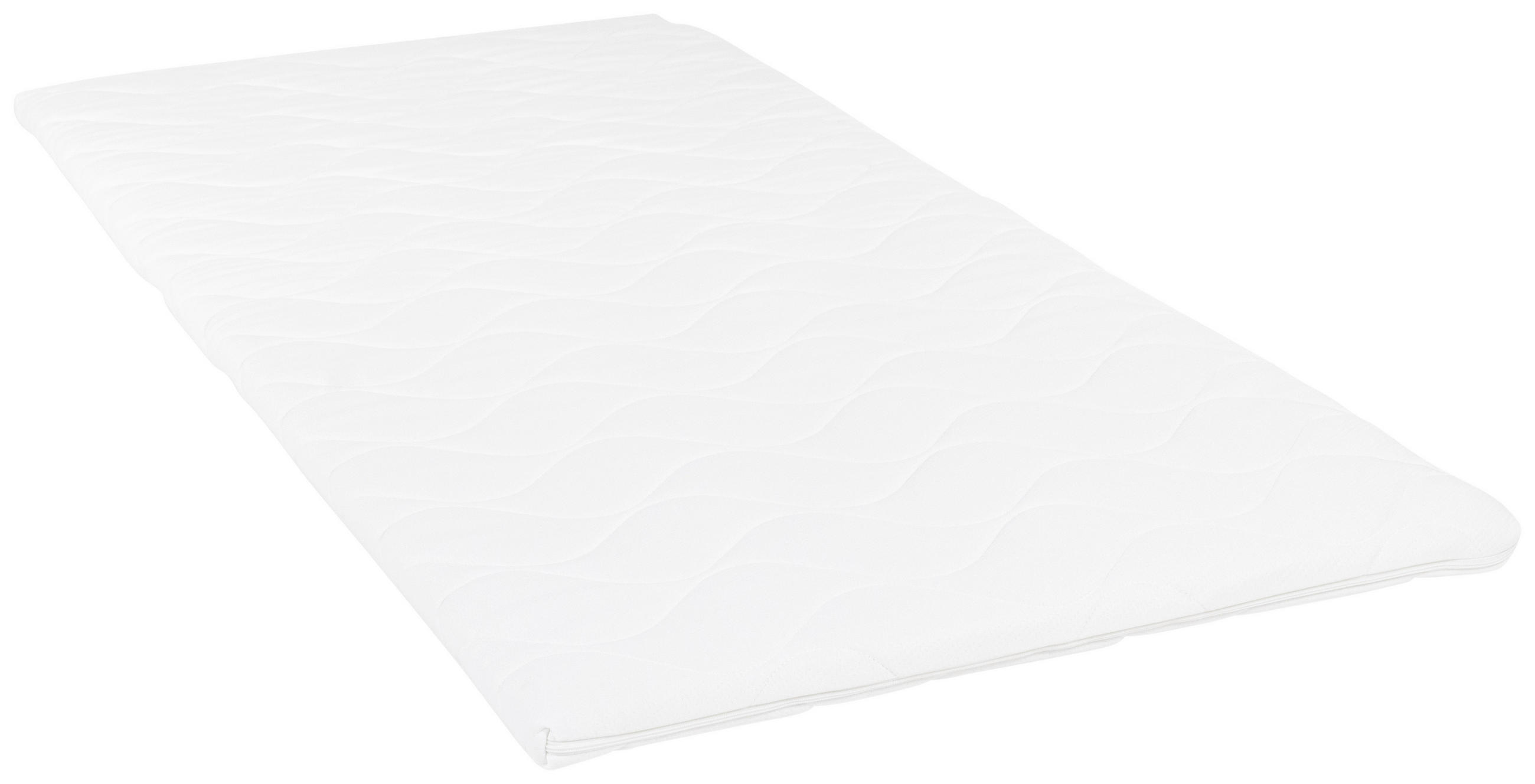 TOPPER 80/200 cm Höhe ca. 6 cm  - Weiß, MODERN, Textil (80/200cm) - Livetastic