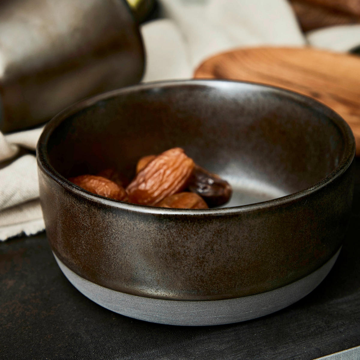 SCHÜSSELSET 6-teilig RAW   - Braun, Basics, Keramik (13,5/6cm) - Aida