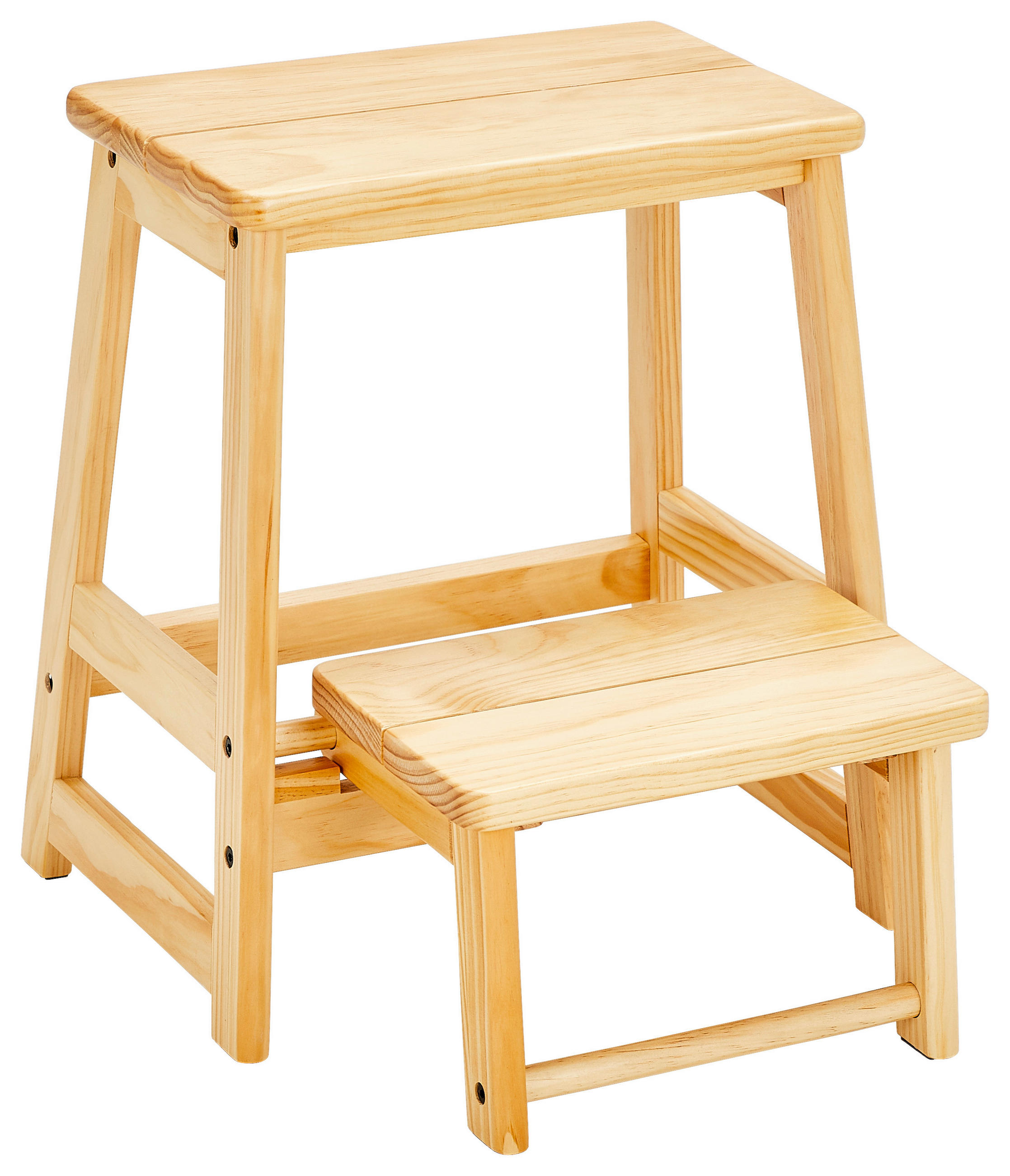 KLAPPHOCKER Naturfarben  - Naturfarben/Pinienfarben, KONVENTIONELL, Holz (43/48/50cm) - MID.YOU