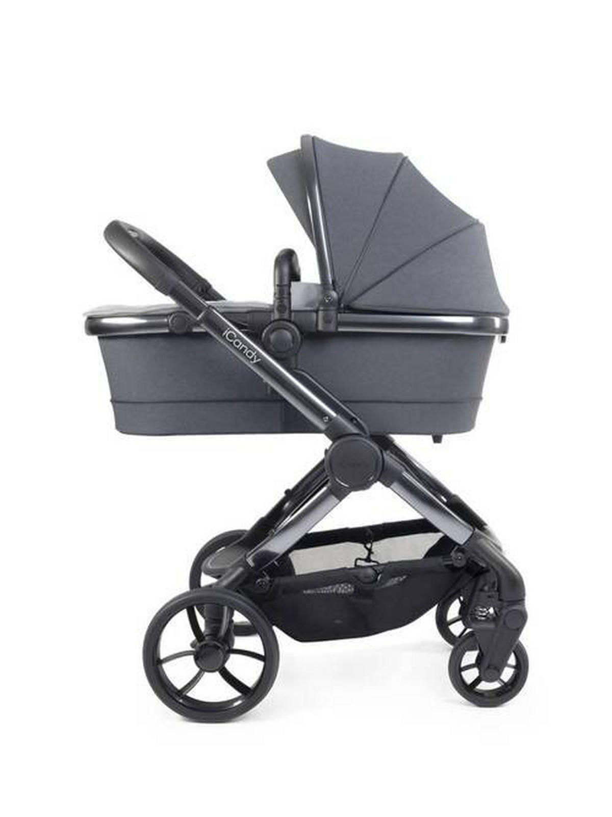DEČJA KOLICA  PEACH 7  - tamnosiva/svetlosiva, Osnovno, tekstil/plastika (75/55/39cm) - ICANDY