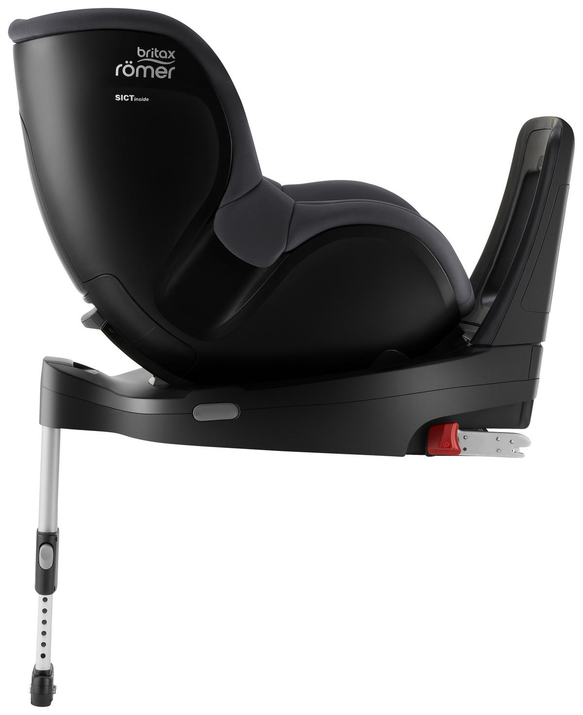 REBOARDER-KINDERSITZ DUALFIX PRO M  - Dunkelgrau/Grau, Basics (44/48/74cm) - Britax Römer