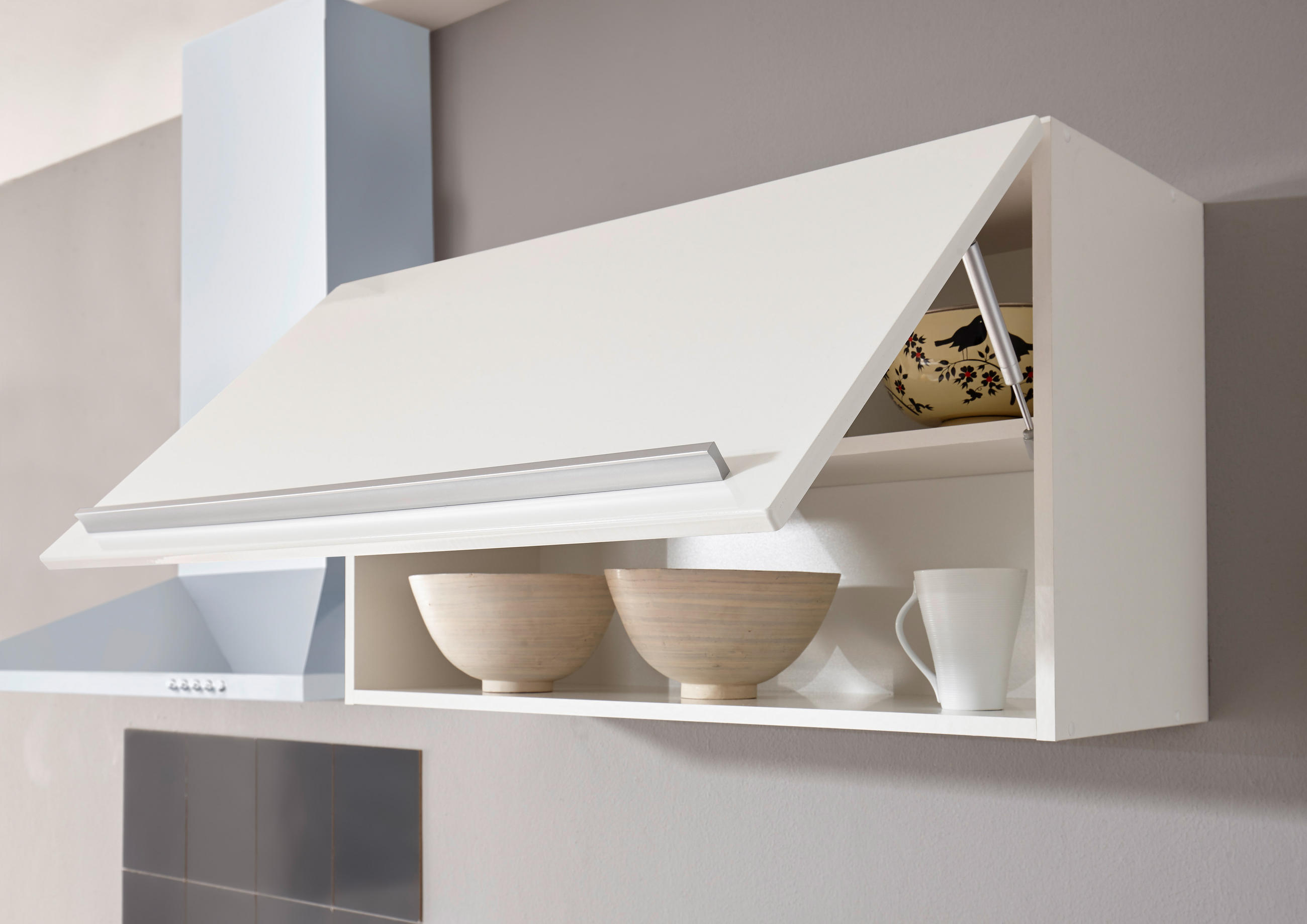 KÜCHENBLOCK Weiß E-Geräte, Spüle, Geschirrspüler   - Weiß, MODERN (120/200cm) - Carryhome