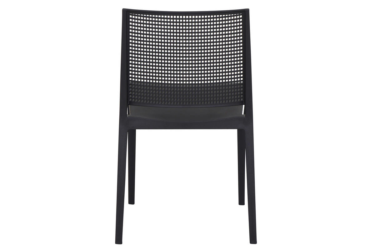GARTENGARNITUR 3-teilig  - Anthrazit, Basics, Holzwerkstoff/Kunststoff (70/80/70cm) - Siena Garden