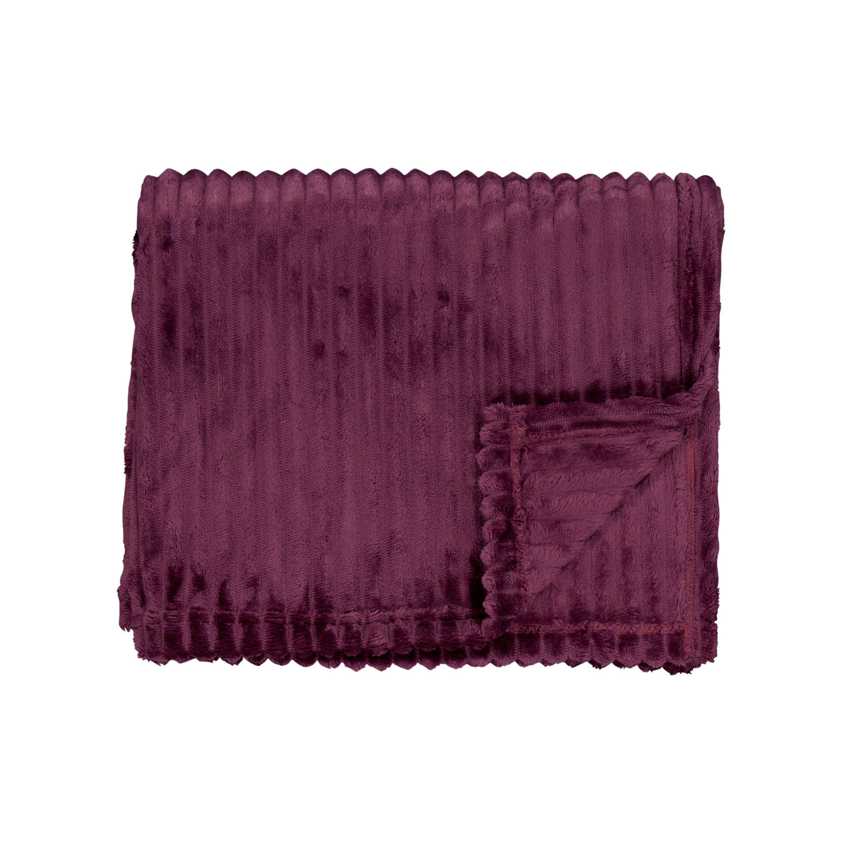 FILT Robban  - aubergine, Basics, textil (130/170cm)