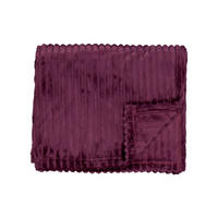 FILT Robban  - aubergine, Basics, textil (130/170cm)
